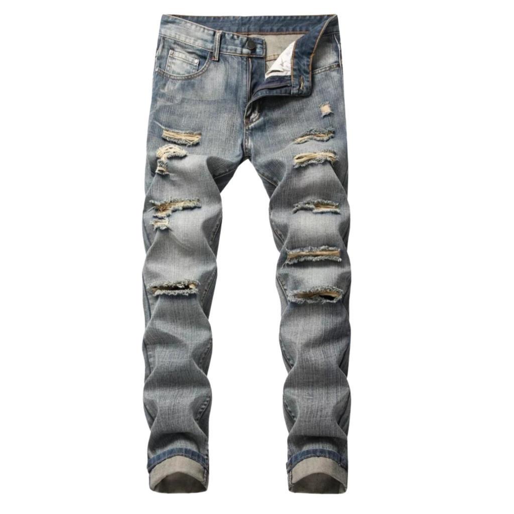 Light Distress Jeans