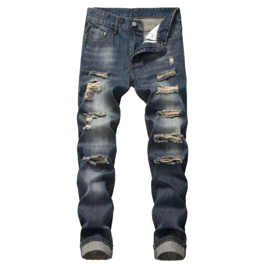 Dark Distress Jeans